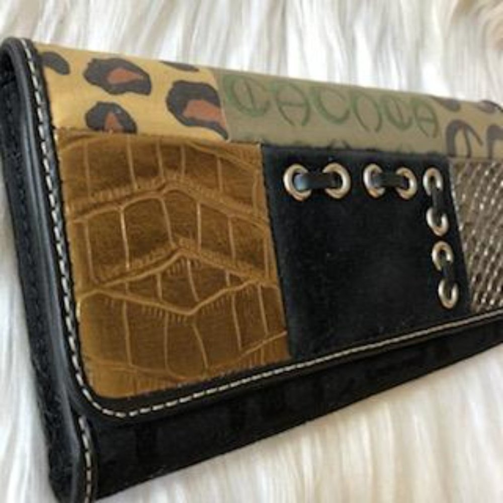 Patchwork Design Wallet - Picture 6 of 13